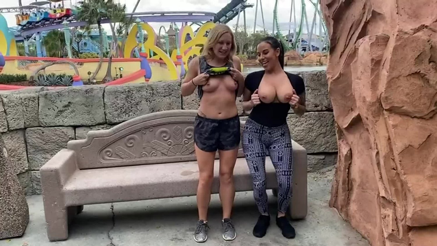 Amusement park tits