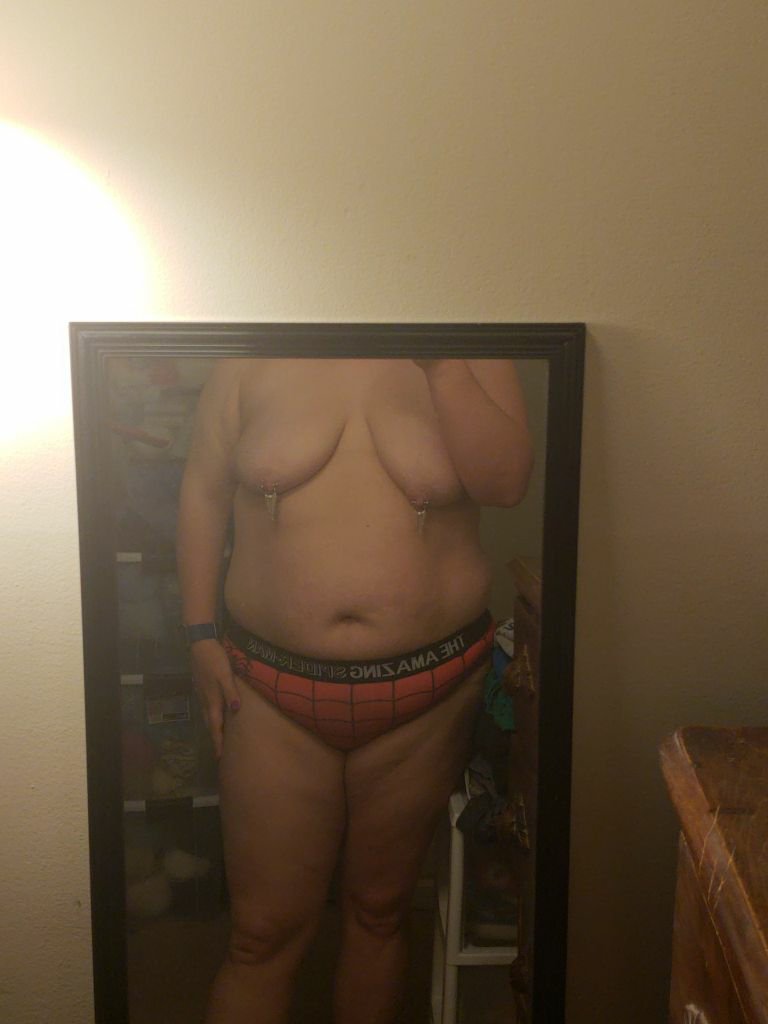 Fat milf Krys likes to show off and masturbate #CbcOuary
